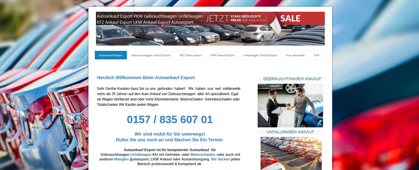 auto-ankauf-exports.de - Autoankauf Gera